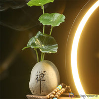 Lampe Porte-Encens Cerf Blanc