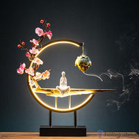 Lampe Porte-Encens Statue Céramique