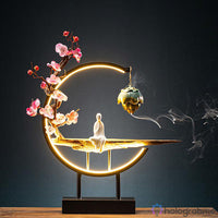 Lampe Porte-Encens Statue Céramique