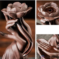Lampe Porte-Encens Fleur de Lotus