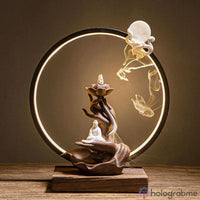 Lampe Porte-Encens Fleur de Lotus