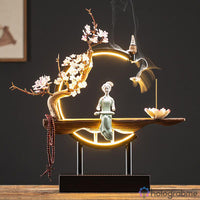 Lampe Porte-Encens Geisha au Sakura