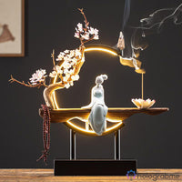Lampe Porte-Encens Geisha au Sakura
